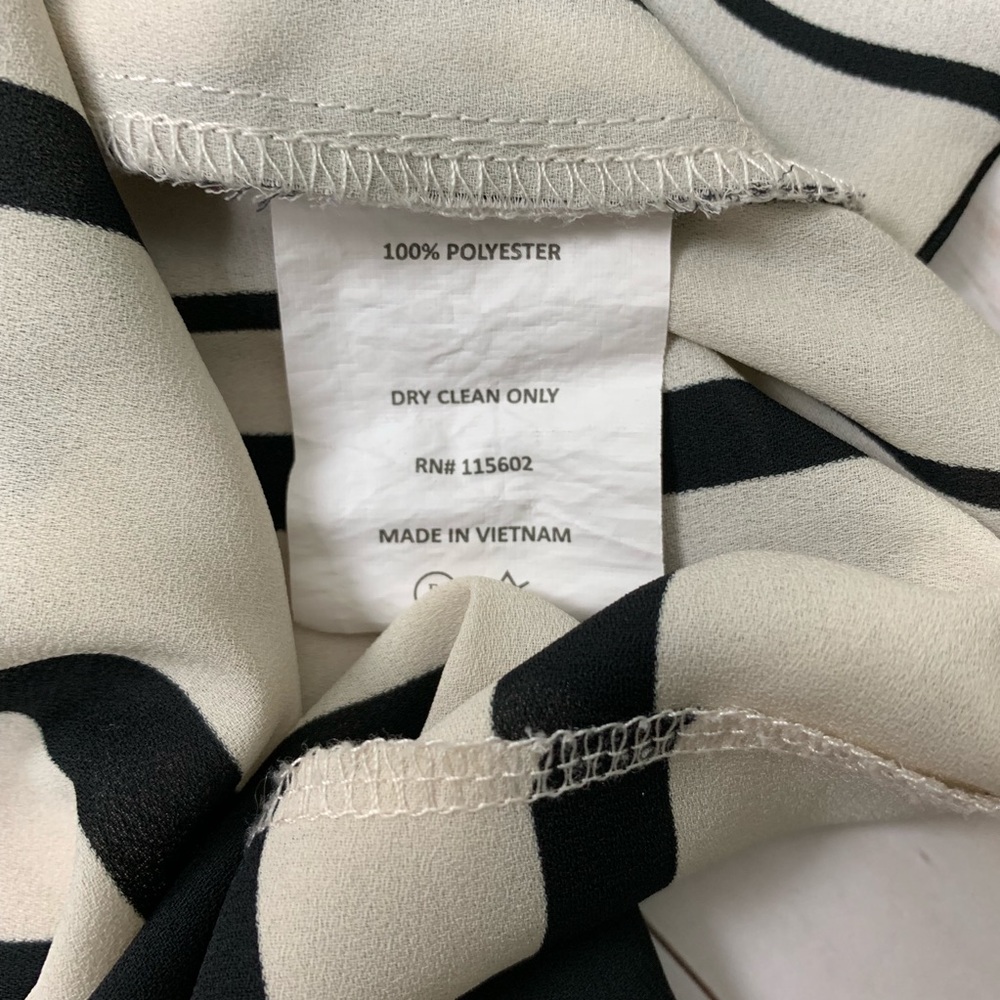 NORDSTROM || LUSH Striped Drape Front Blazer - Picture 6 of 7